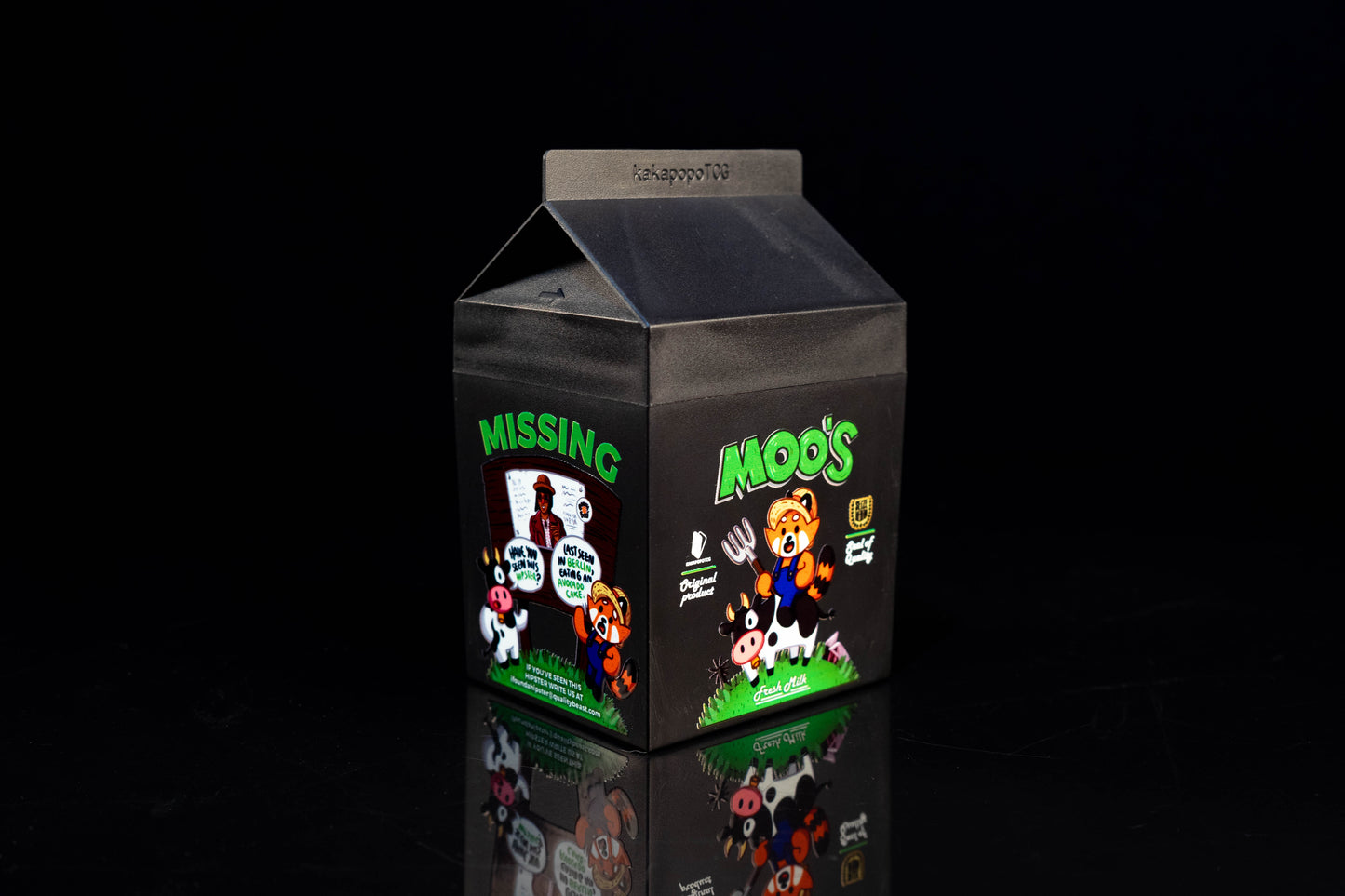 Seize the Bean: Milk Carton Deck Box