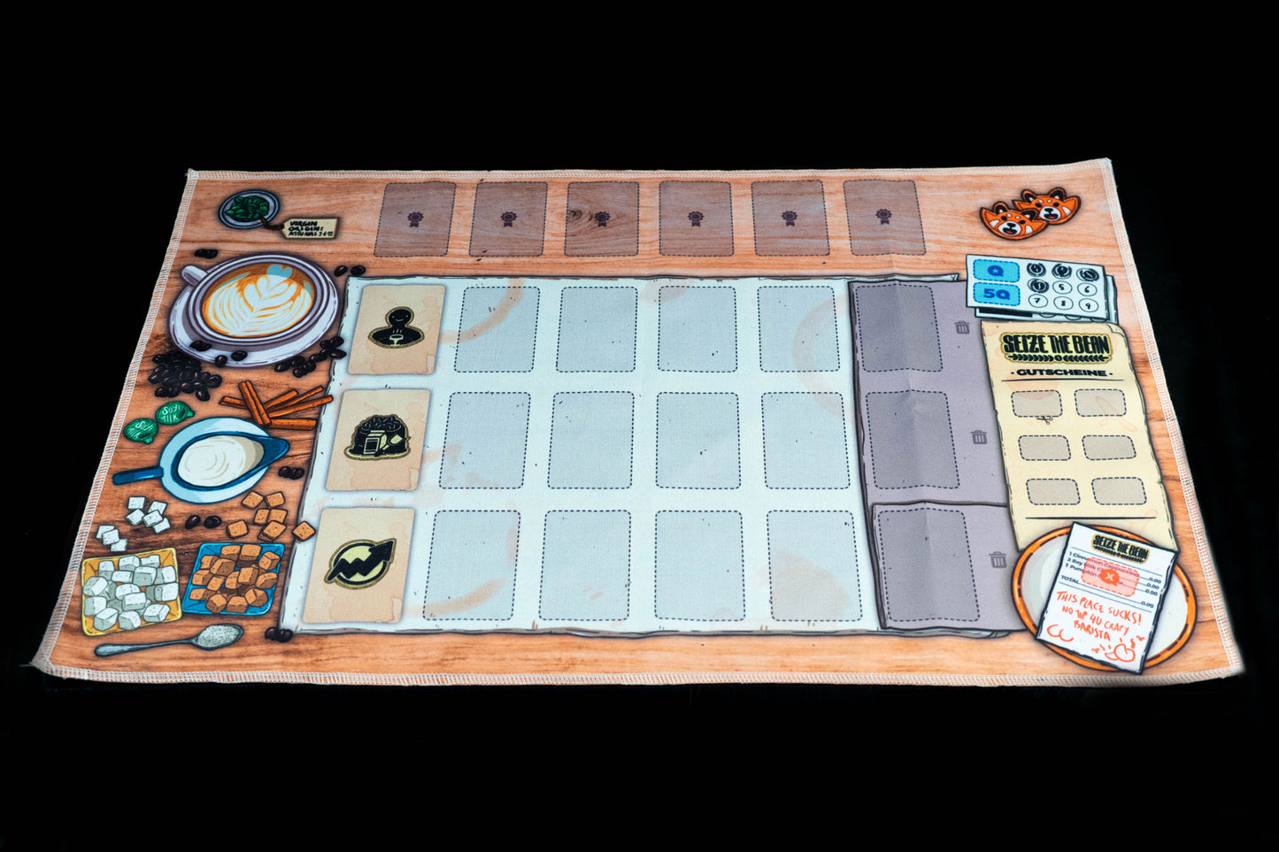 Seize the Bean: Linen Play Mat