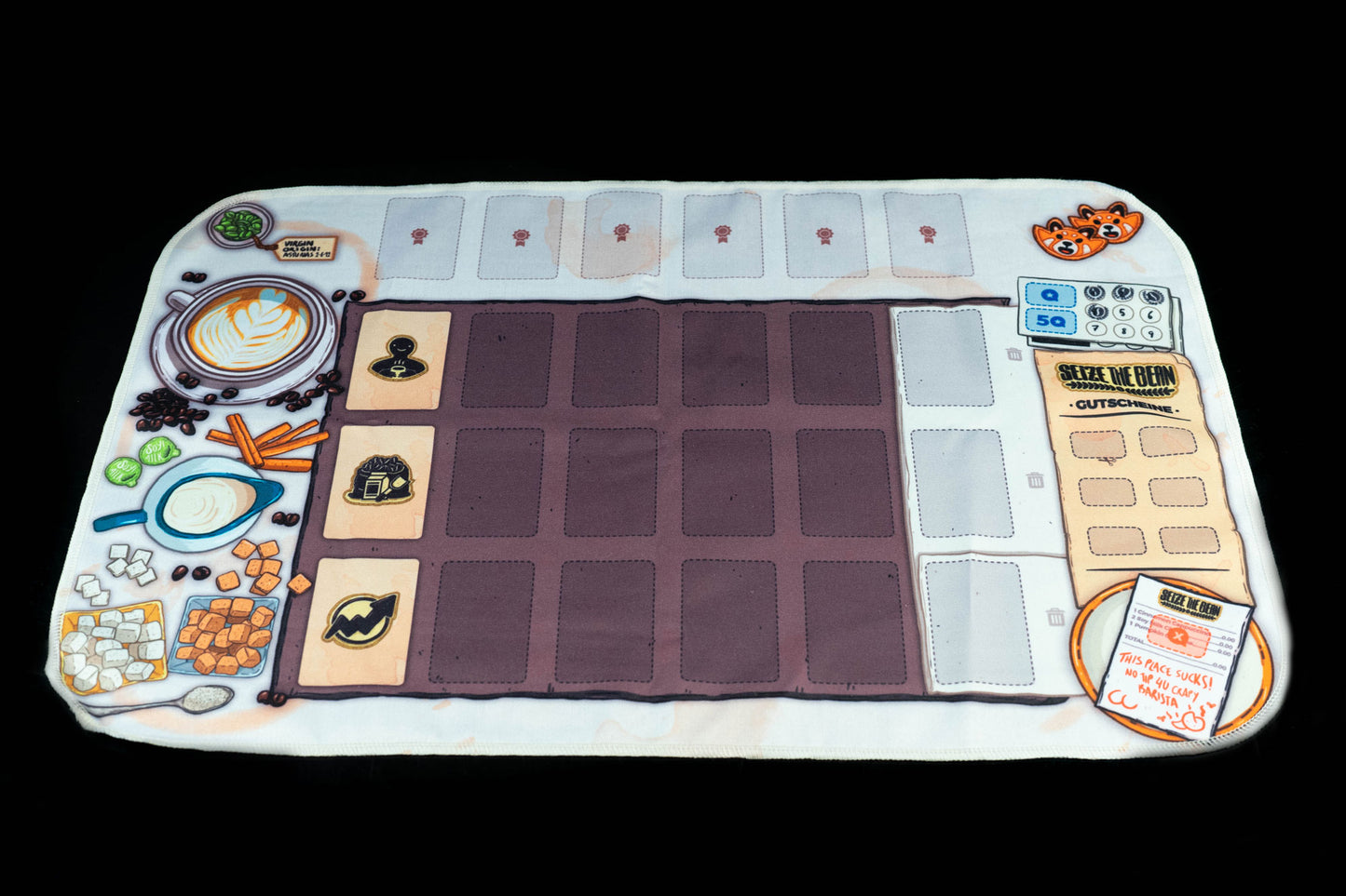 Seize the Bean: Linen Play Mat