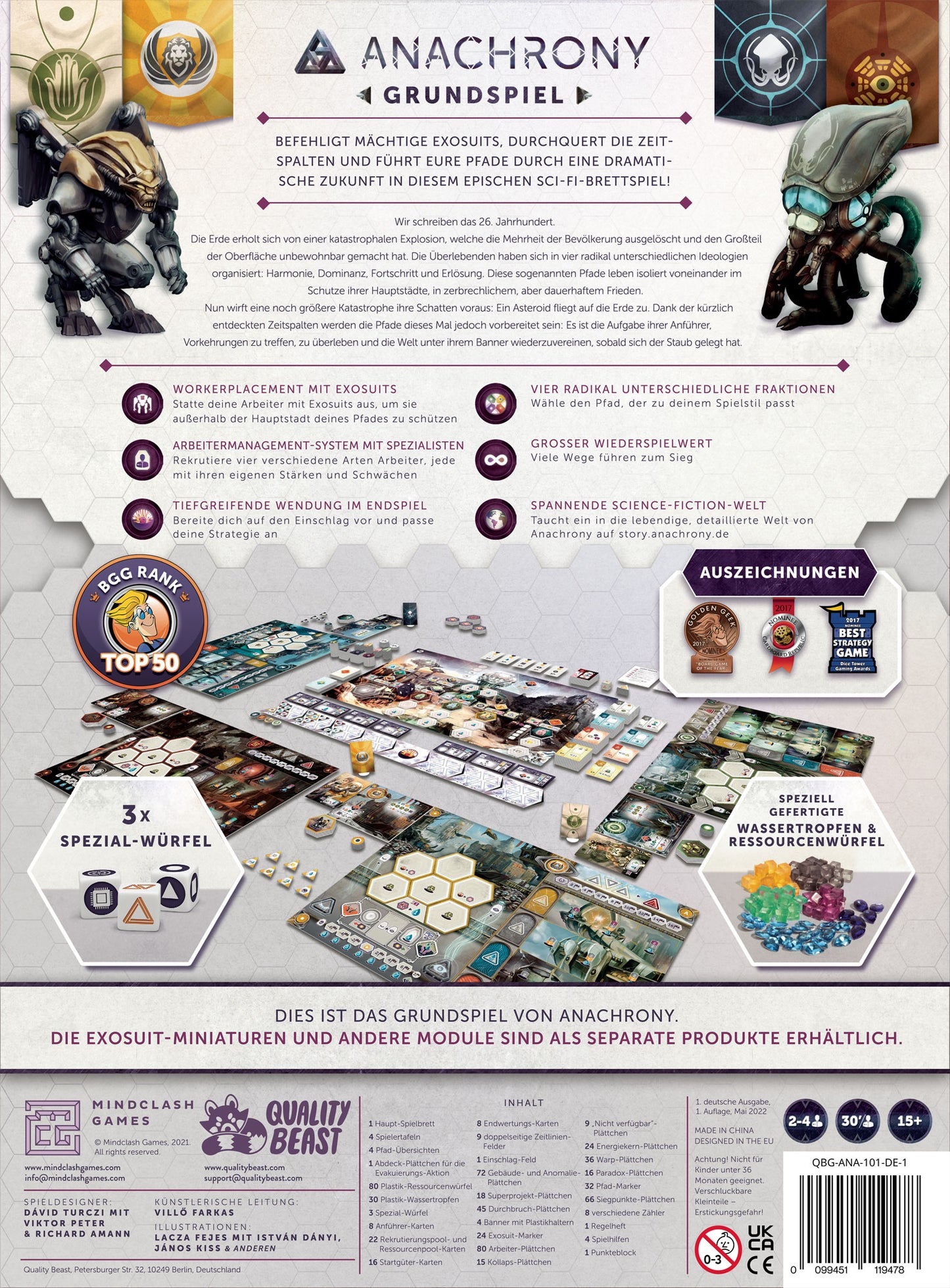 Anachrony: Grundspiel